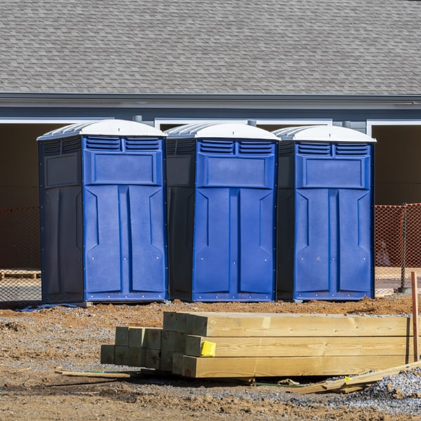 is there a specific order in which to place multiple porta potties in Lakeland Louisiana